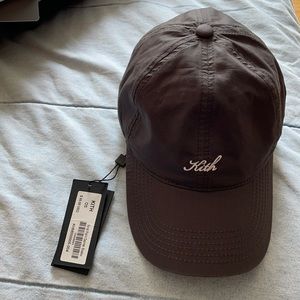 NEW Kith Script Poplin Dad Hat - Shadow